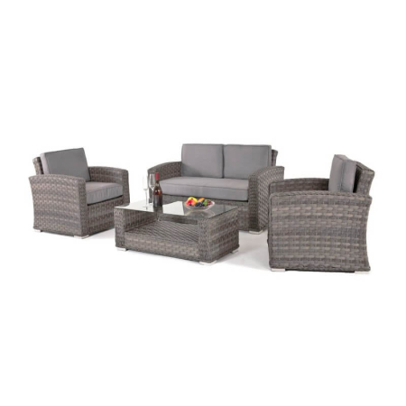 hire rio rattan garden furniture set