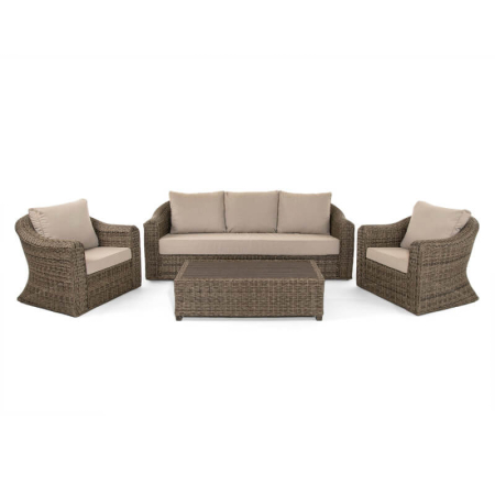 venice rattan garden set hire