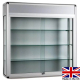 wall mount glass display case - ub021 - made in UK