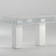 1160mm wide table display case - 4/PLP