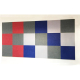 acoustic wall tiles - colour combination, sundeala alternative
