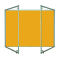lockable camira lucia notice board - double door
