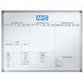 printed heavy duty whiteboard - nhs