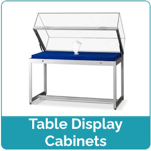 table display cabinets and cases