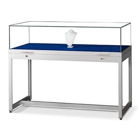 Glass top display desk online