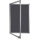 aluminium framed lockable forbo nairn notice board