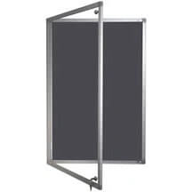 aluminium framed lockable forbo nairn notice board