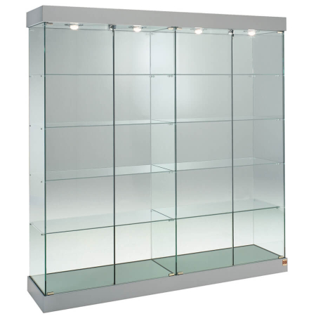 1420mm wide freestanding glass display case - 161/C3C