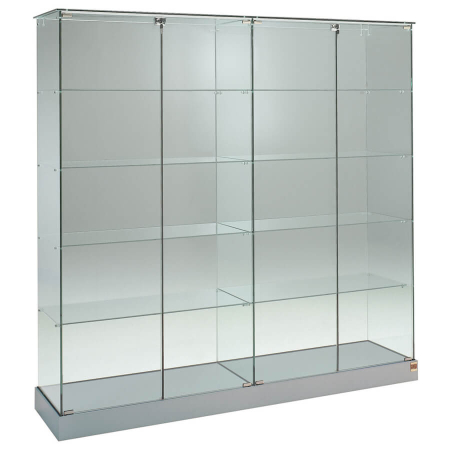 1820mm wide freestanding glass display case - 160/C3