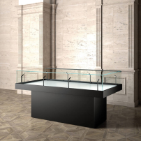 1820mm wide museum glass table display case - MU/180T