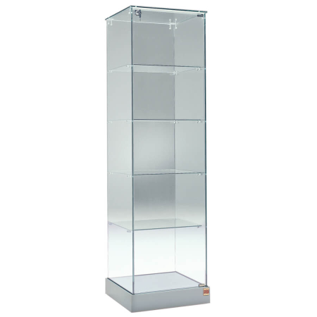 530mm wide freestanding glass display case - 180/ES