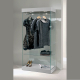 730mm wide freestanding glass display case - 131/CA