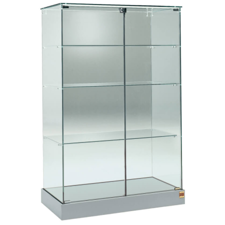 730mm wide freestanding glass display case - 60/BC
