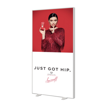 1000mm (w) x 2000mm (h) x 120mm (d) LED Lightbox - Glowpix