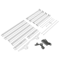 2000mm (w) x 2000mm (h) x 120mm (d) LED Lightbox - Glowpix components