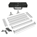 2000mm (w) x 2000mm (h) x 120mm (d) LED Lightbox - Glowpix components and bag