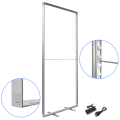 850mm (w) x 2000mm (h) x 60mm (d) LED Lightbox - Boss Light hardware 3
