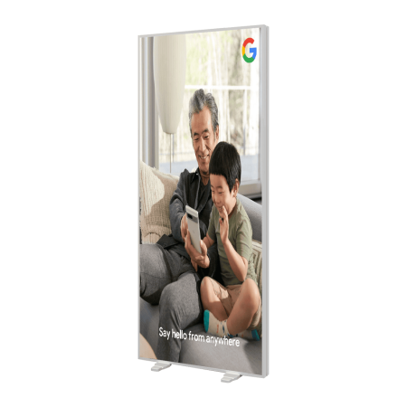 850mm (w) x 2500mm (h) x 120mm (d) LED Lightbox - Glowpix