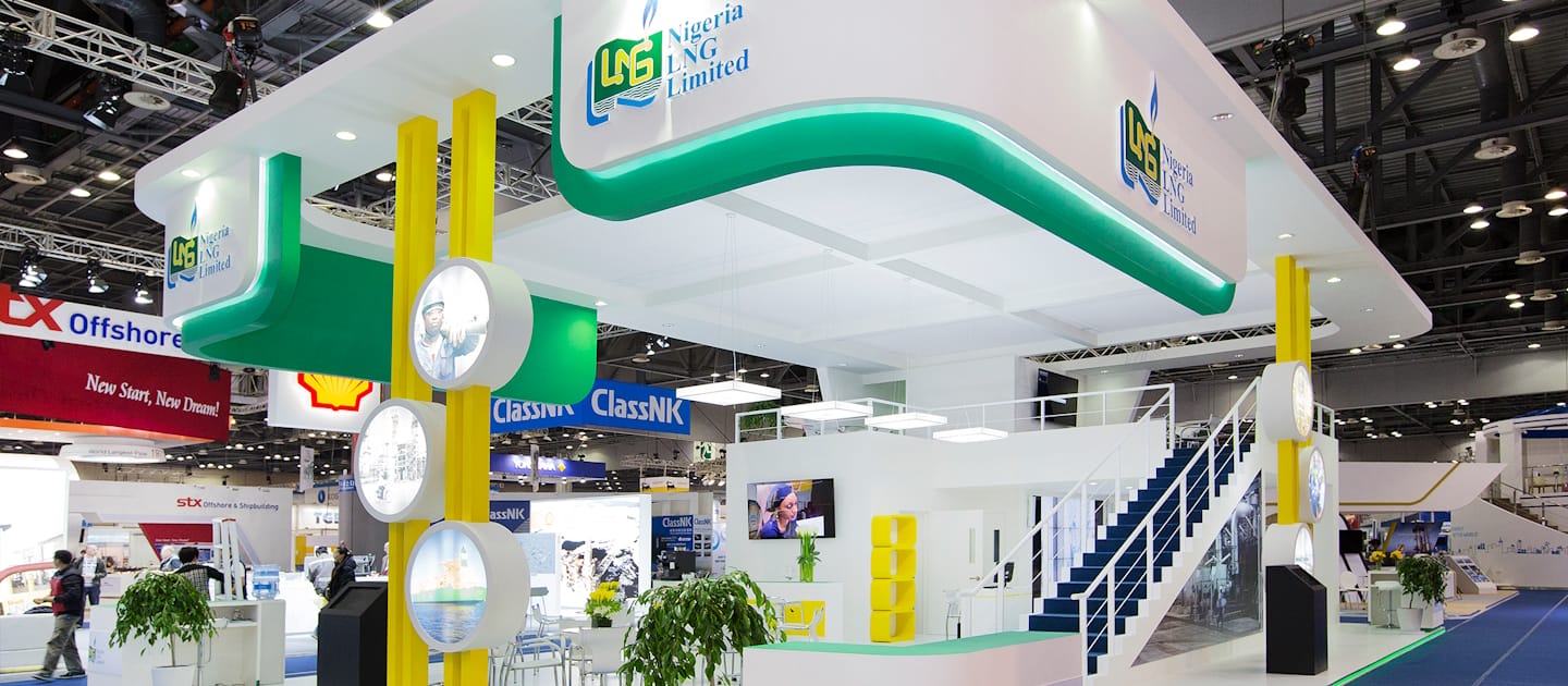 Double decker exhibition stands