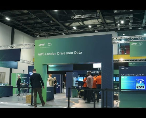 AWS exhibition stand - AWS summit