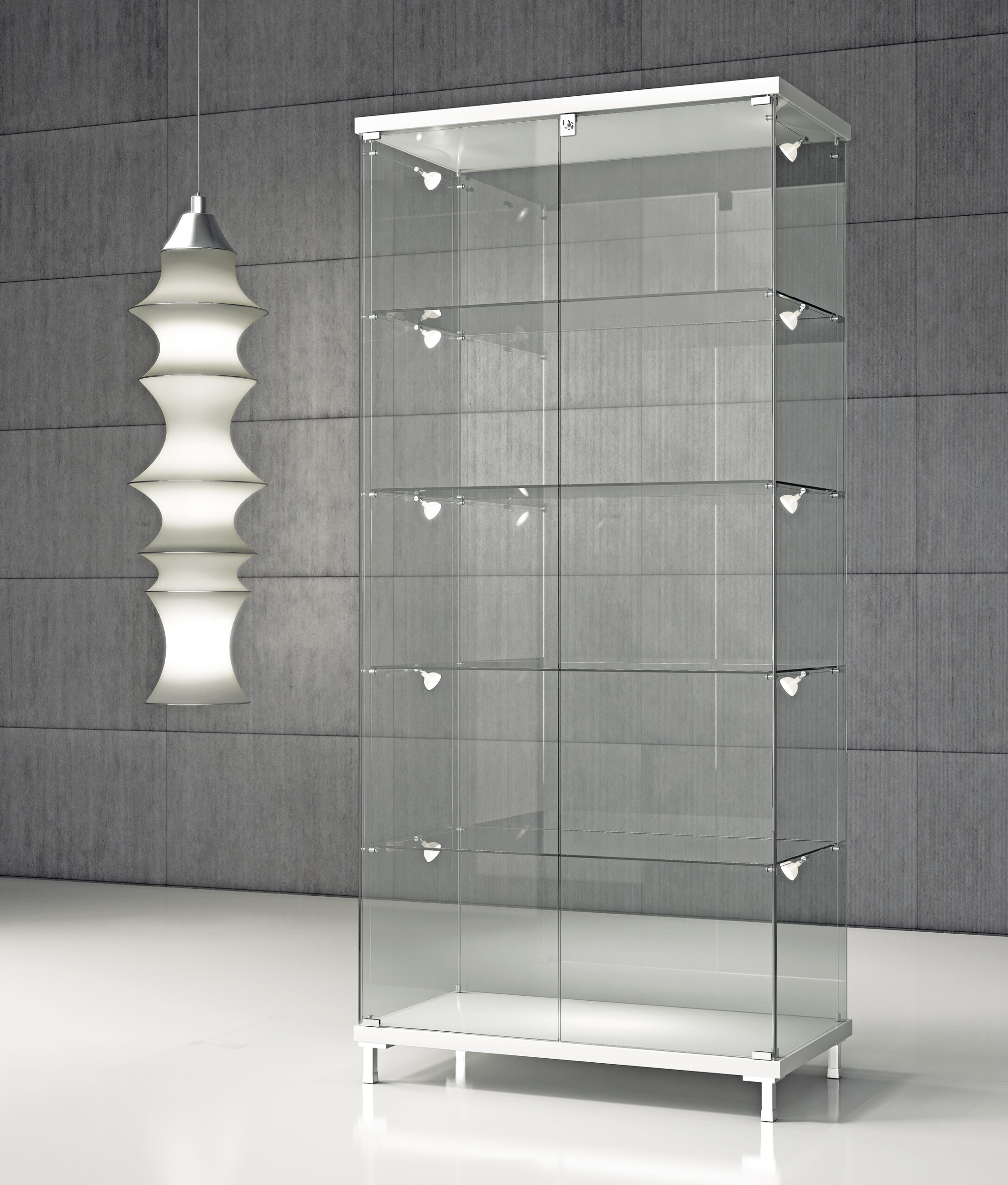 Freestanding Display Cabinet 850mm (w) – Quadratum – Q/85 - Access Displays