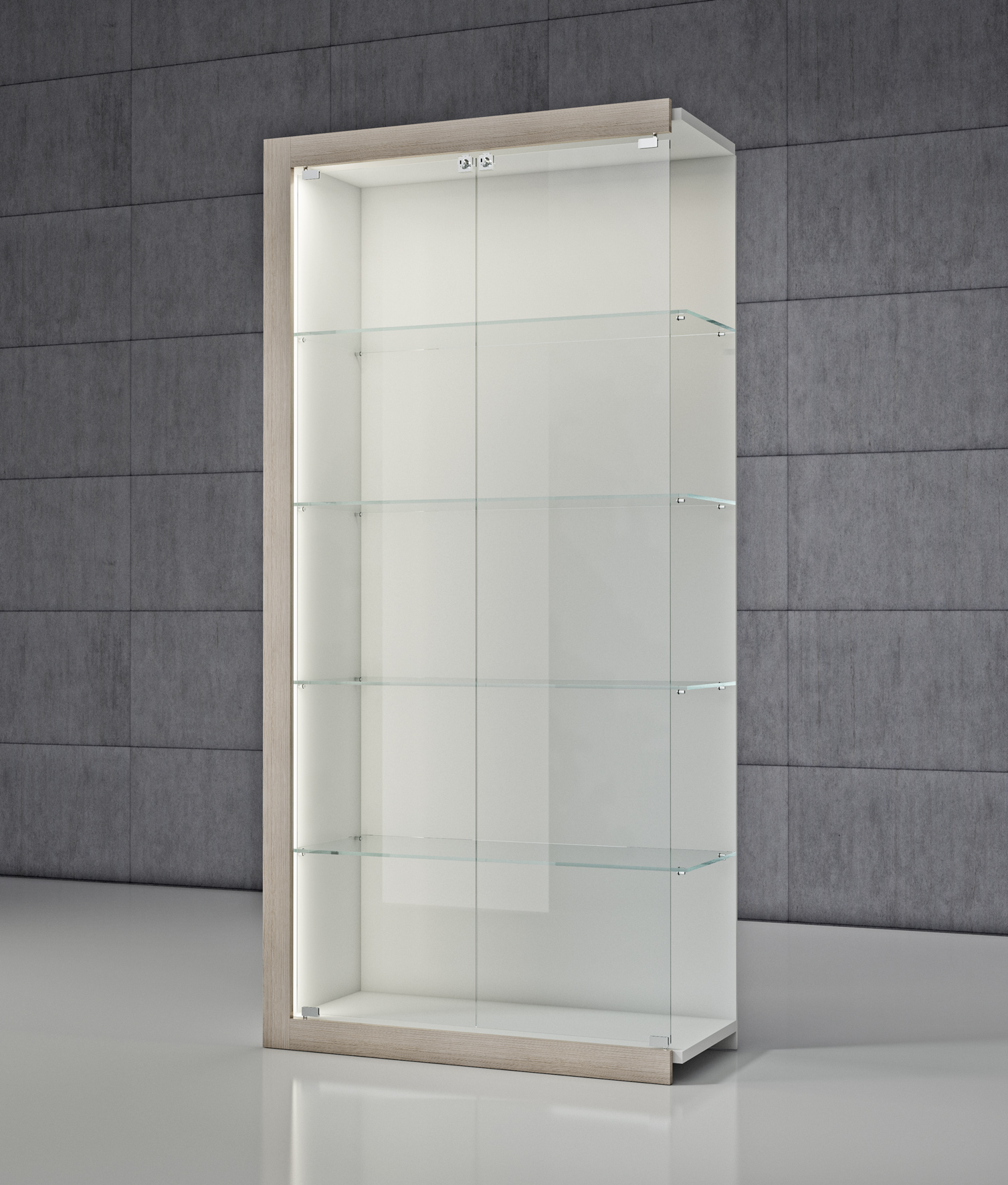 Freestanding Display Cabinet 1000mm (w) – Quadratum Frame – QF/C ...