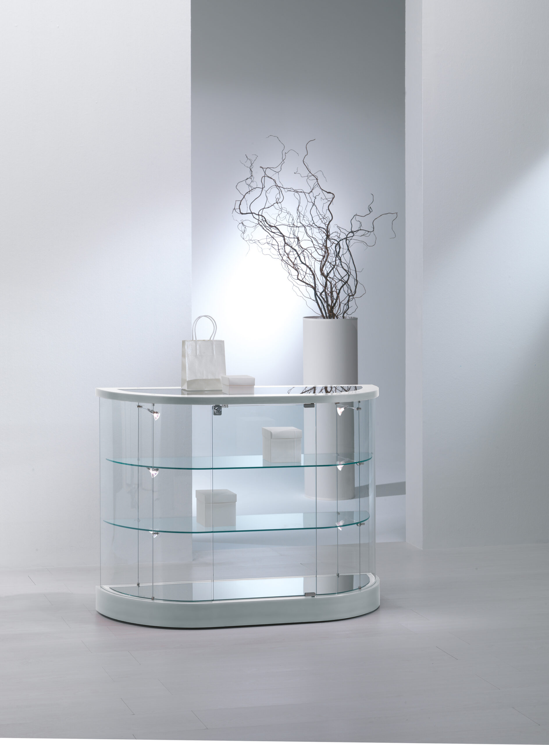 Glass Display Counter 1120mm (w) – TopLine 9 – 209/MB - Access Displays